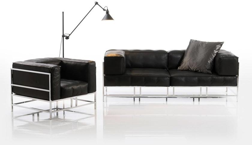 brühl Кожаное кресло с салазками и подлокотниками Easy pieces sun-id-1497675 - Вид №1