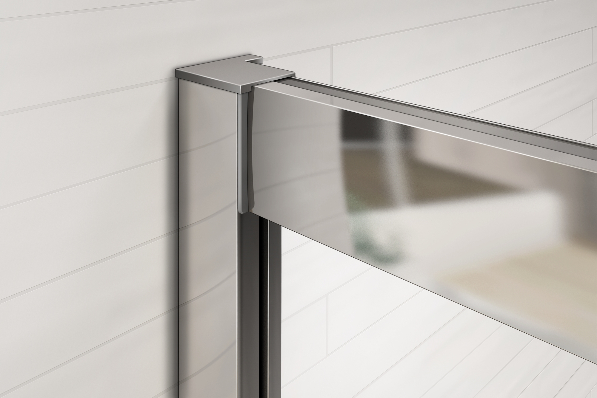 Душевая дверь в нишу CEZARES PRATICO-BF-1-135-C-Cr - Вид №6