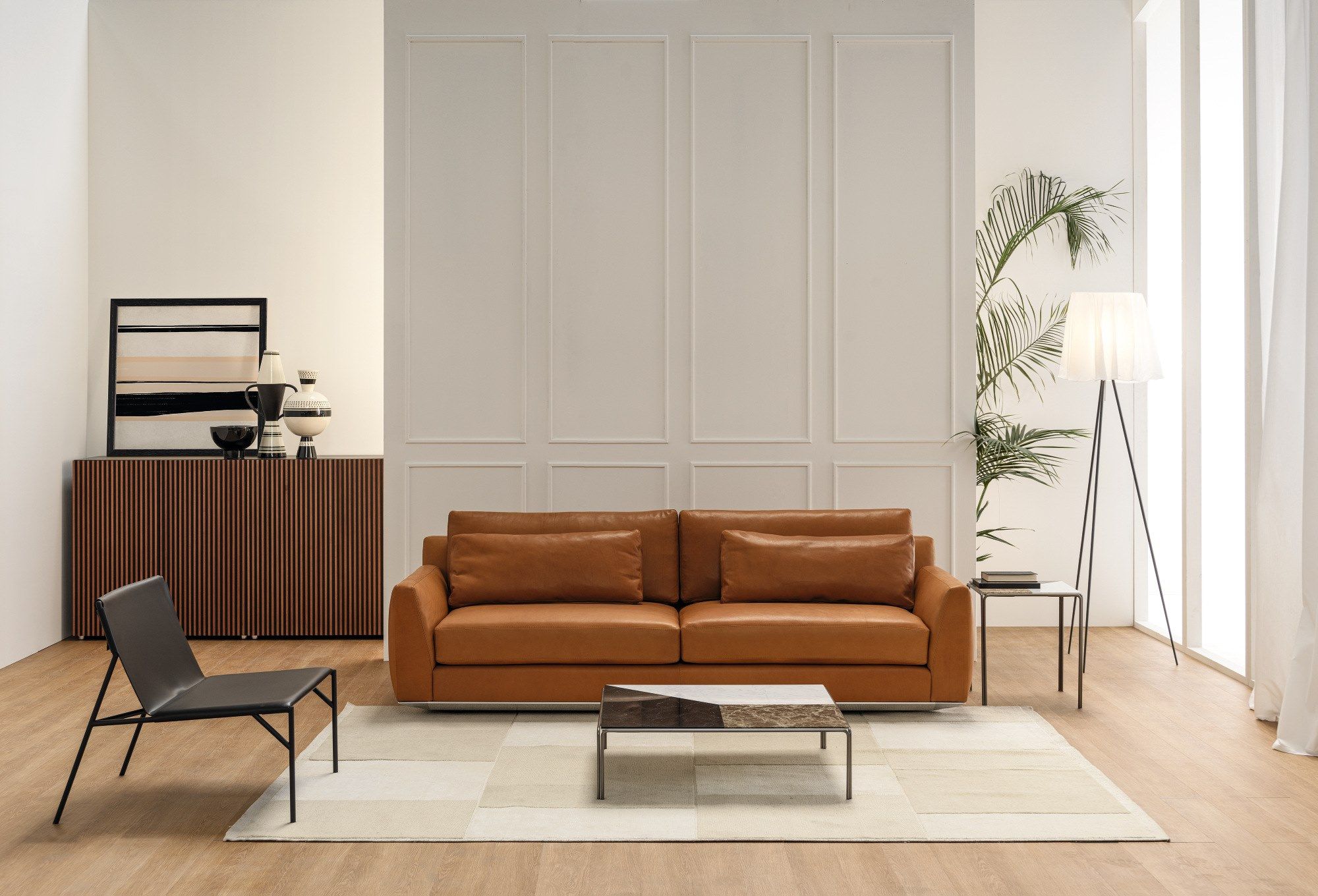 Квадратный мраморный журнальный столик Casamania & Horm Рэгтайм ARCH-00152104 - Вид №2