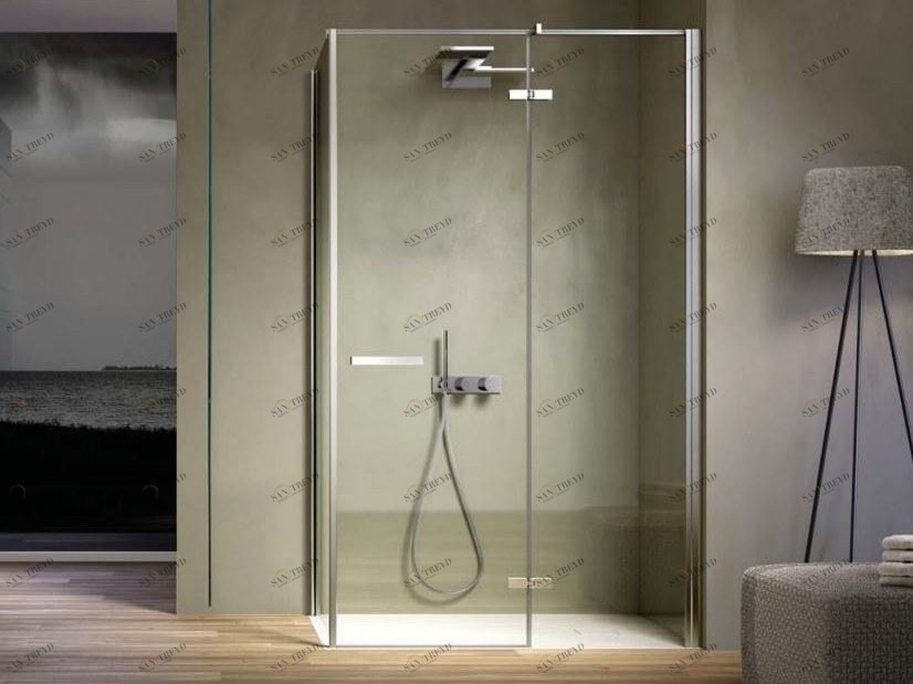 DISENIA Душевая кабина с распашной дверцей с фиксированной стороной Smart Smpo+smfi 