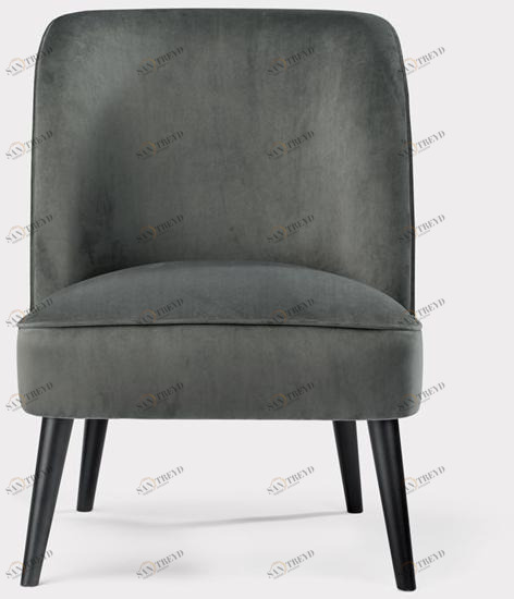 HMD INTERIORS Кресло из бархата Pudim sun-id-1352998