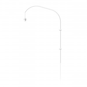 5710302041100 Основание настенное для бра Willow single white CARPET DECOR Аксессуары Umage