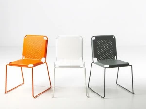 Officine Tamborrino Стул со стальными санями