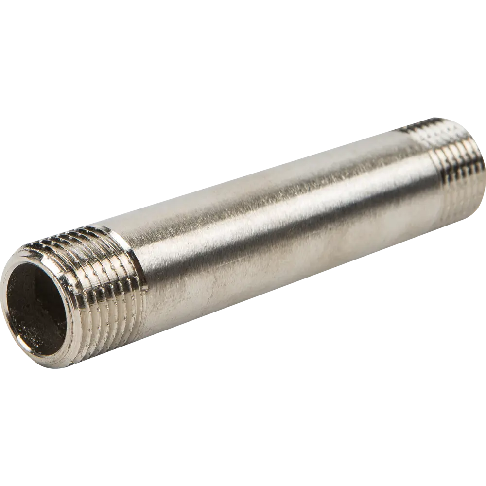 Бочонок Valtec наружная резьба 1/2"х100 мм никелированная латунь VTr.652.N.0410 10514312 STLM-2061414 