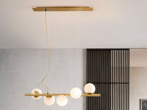 Окрашенный металлический подвесной светильник