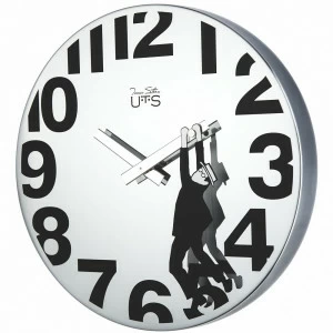 Часы настенные серебристые Tomas Stern 4012S TOMAS STERN ДИЗАЙНЕРСКИЕ 00-3872683 Серебро