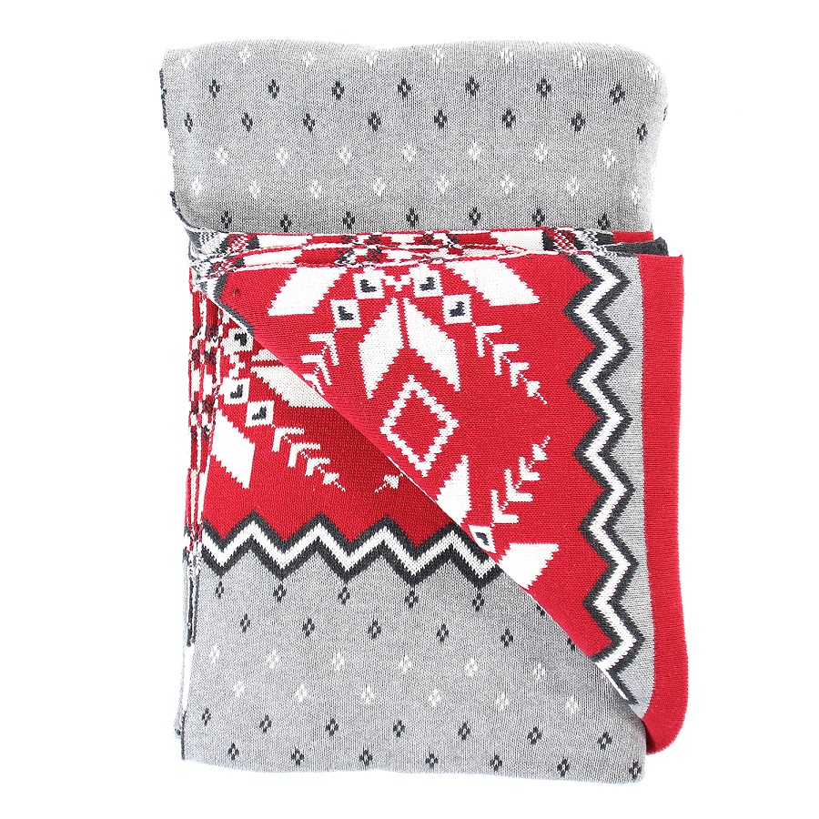 en_ny0058 Плед с орнаментом christmas story, 130х180 см EnjoyMe  - Вид №2