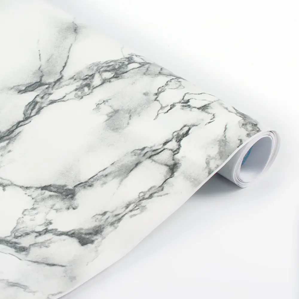 89346793 Пленка самоклеящаяся Мрамор 0.90x2 м цвет черно-белый STLM-0812297 INSPIRE  - Вид №1