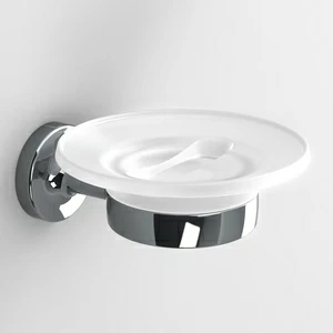 Sonia Мыльница стеклянная настенная E-Plus Хром