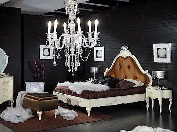 Arvestyle Двуспальная кровать с мягким изголовьем Ester Lv-1277