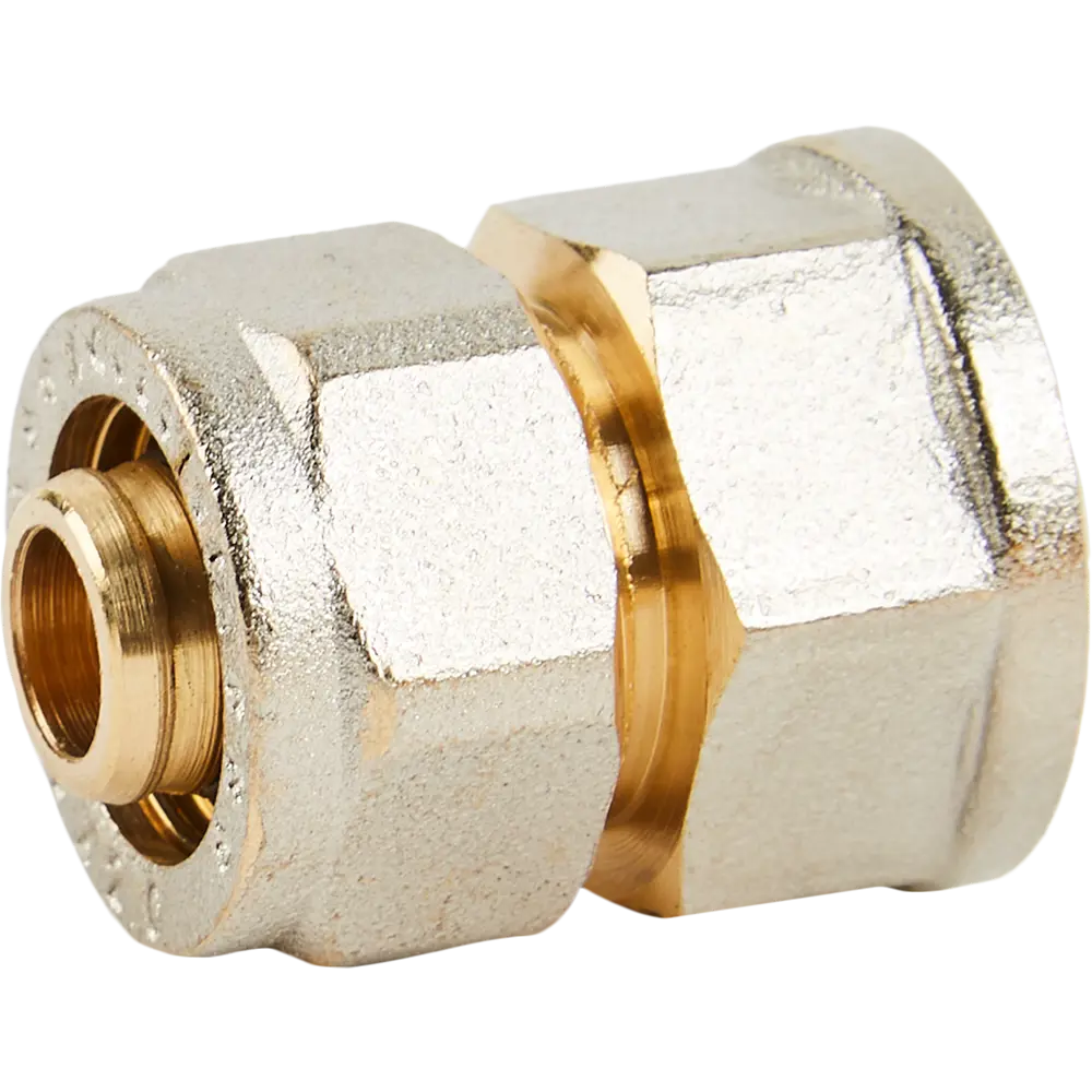 Переходник Aquasfera 1/2"x16 мм ВР никелированная латунь 027-8714 82890153 STLM-2173544  - Вид №1