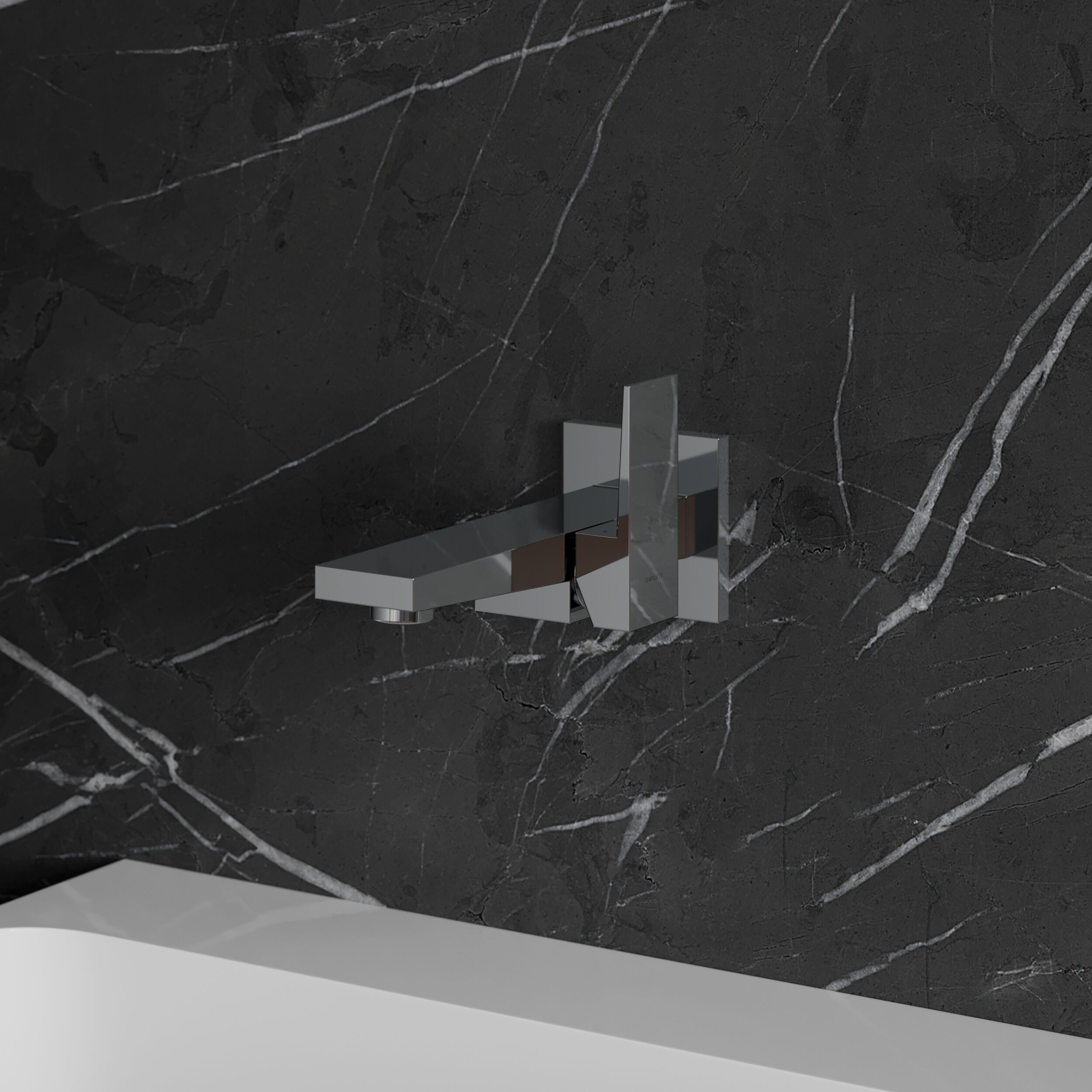 Настенный смеситель для раковины с пластиной OMNIRES Fresh ARCH-00004434 - Вид №1