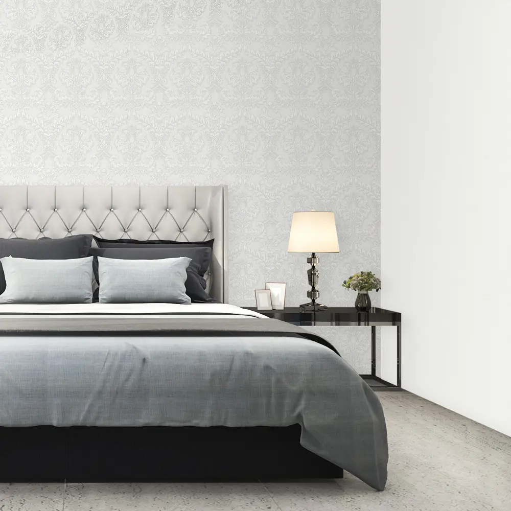 Обои флизелиновые Euro Decor Noble белые 1.06 м 7033-00 82377763 STLM-2151616 - Вид №3