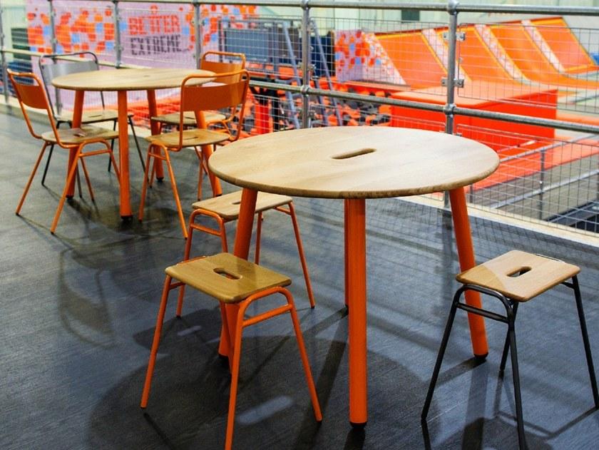 Deadgood Круглый дубовый стол Working girl Wg3r - Вид №1