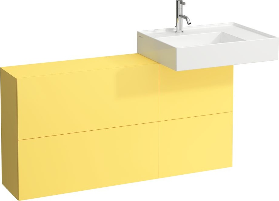 H8103340008151 Раковина с полочкой справа, со специальным скрытым сливом LAUFEN PRO - Вид №10