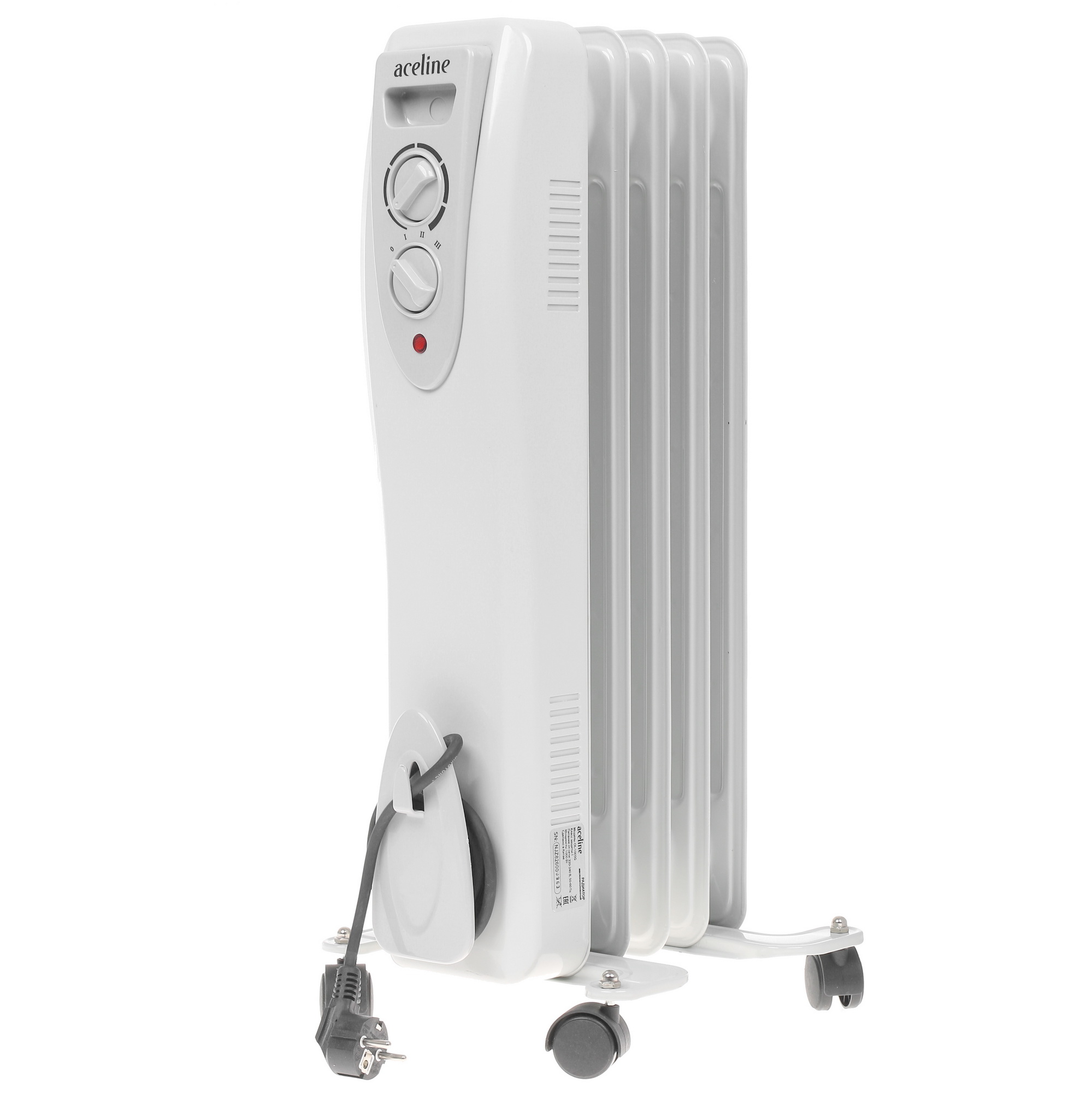 1265429 Масляный обогреватель Aceline OL-1005G серый STDN-0128581 - Вид №2