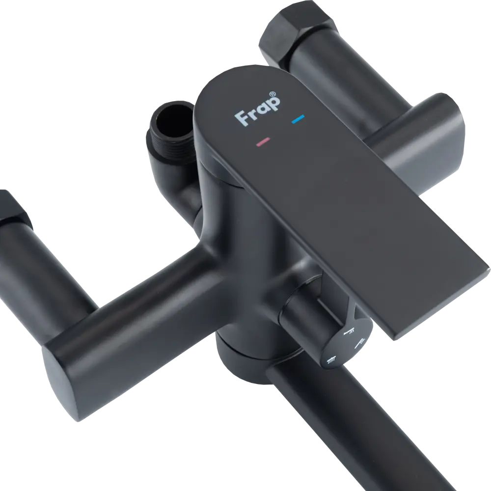 Душевая система FRAP Arne с 3 режимами и черным матовым покрытием 89359060 STLM-0992902 - Вид №7