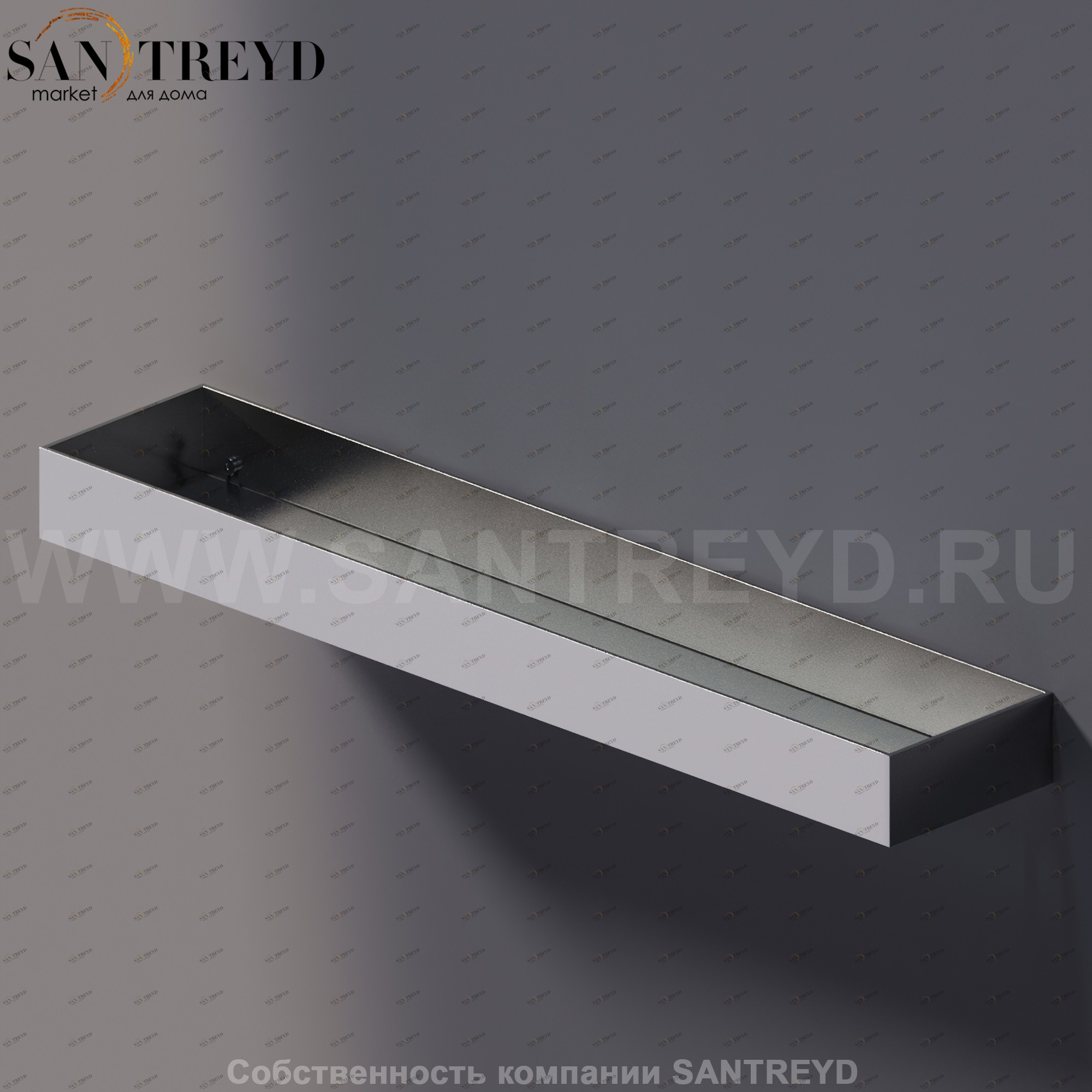 Agape 369 Полка 60 см хромированная A369234A