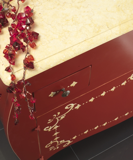 8973 Tifernoit Лакированная и декорированная композиция для ванной комнаты Bagno  - Вид №3