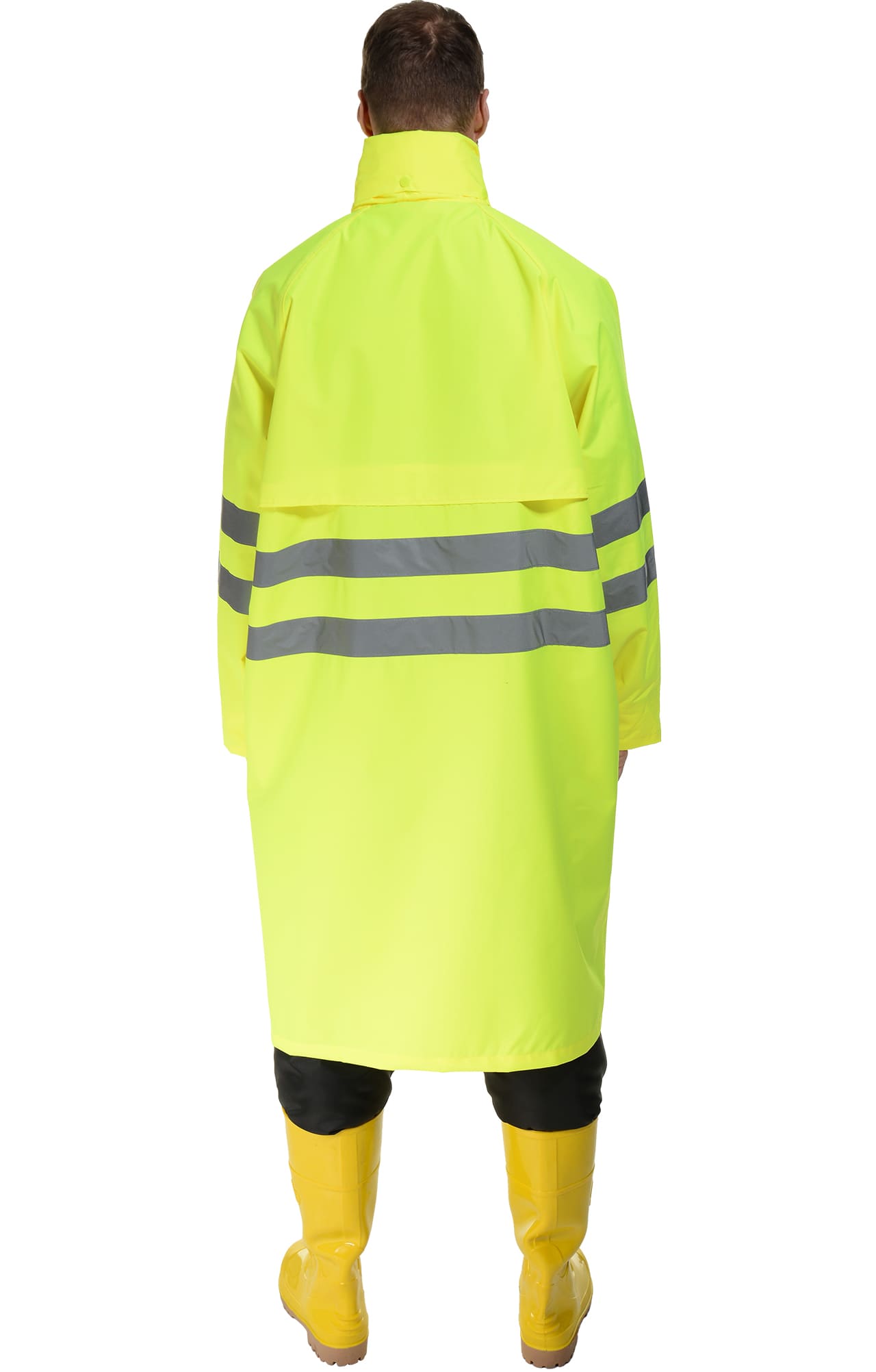 5044190 Плащ влагозащитный Альбатрос Плюс М лимонный  Непромокаемая спецодежда  размер XL  - Вид №3