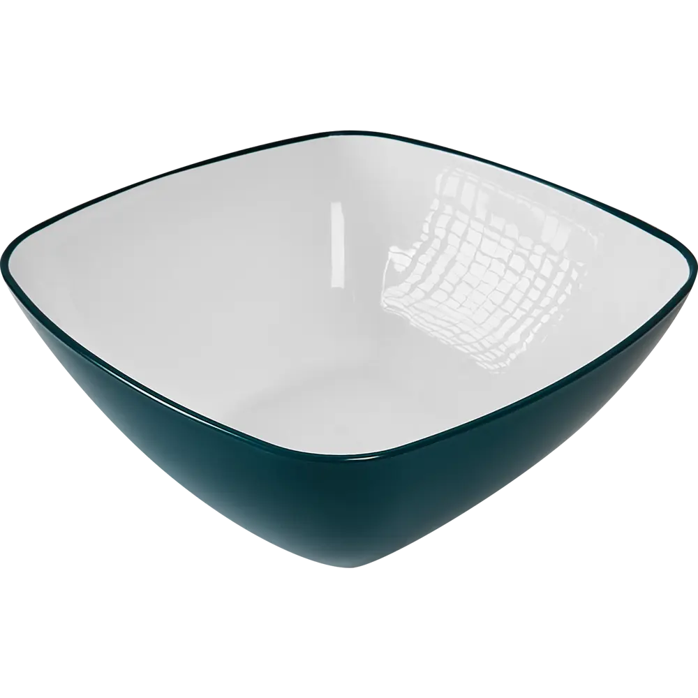 Салатник Duo Bright 2 л квадратный пластик цвет хвоя 89345434 STLM-2209128 Santreyd 