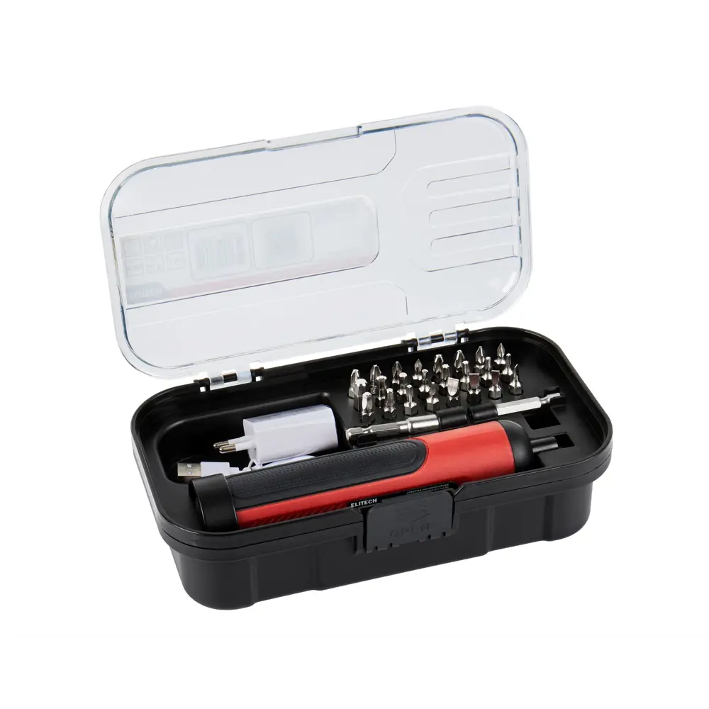 Аккумуляторная отвертка Elitech с подсветкой и реверсом 89354666 STLM-1533514 - Вид №1