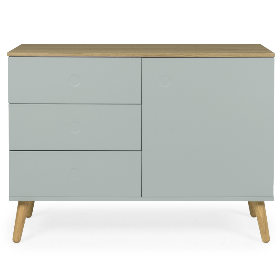 Сервант Tenzo Dot, 79х109х43 см, дуб, зеленый 1674676 - Вид №5