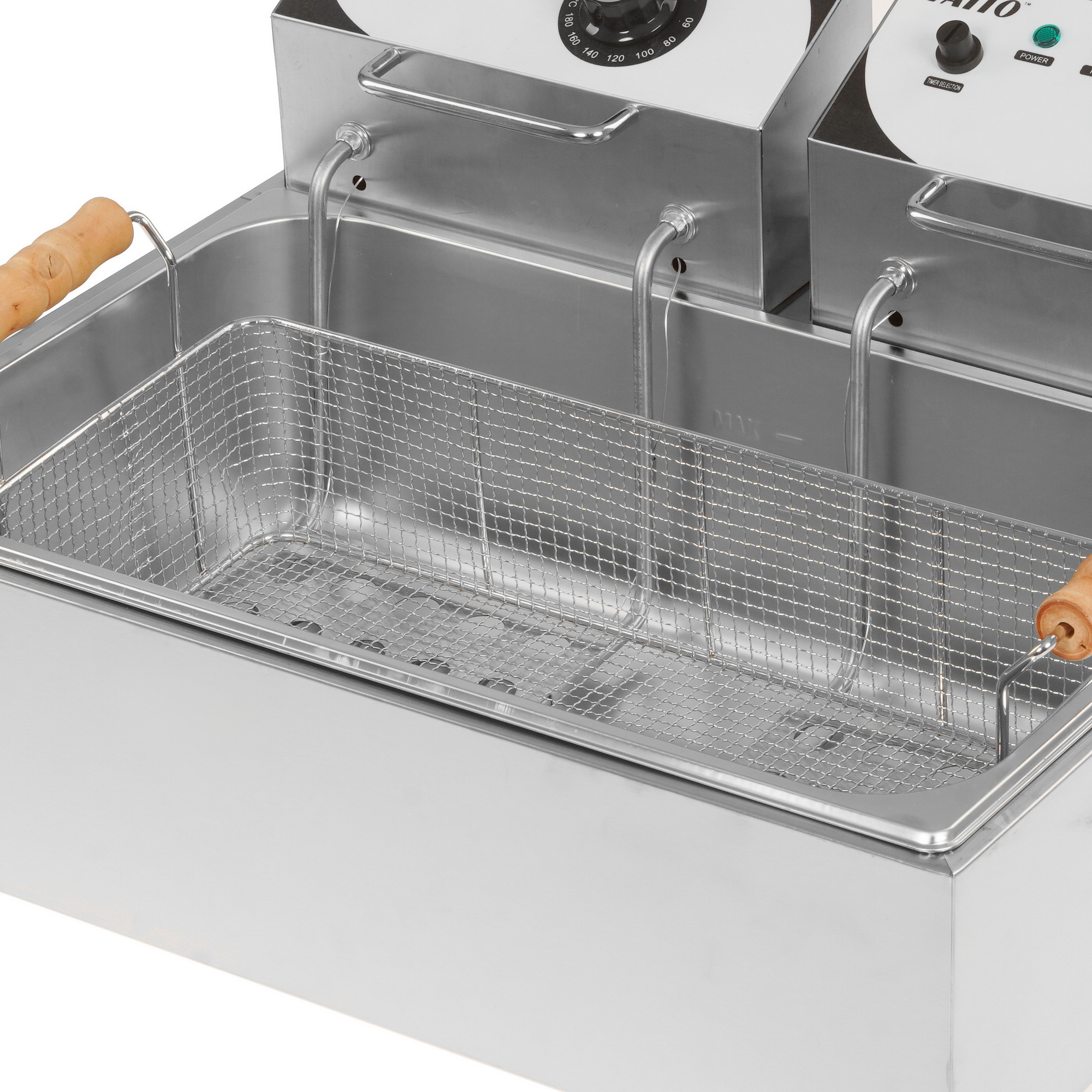 9126324 Фритюрница Viatto VA-MF25 серебристый STDN-0082777 - Вид №4