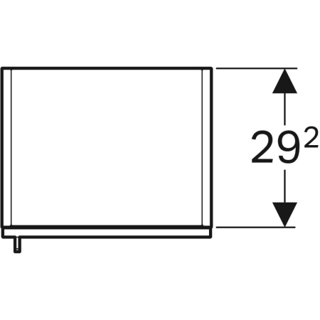 841001000 Высокий шкафчик Geberit iCon с одной дверью Geberit  - Вид №2