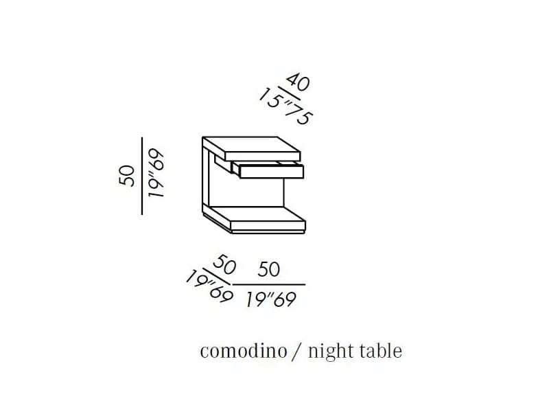 Деревянная тумбочка с ящиками Meridiani ARCH-00076842 - Вид №5