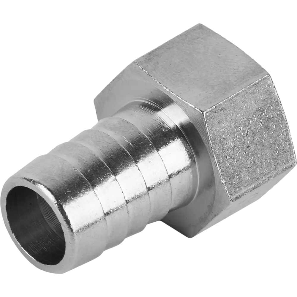 Штуцер STOUT для водоснабжения 1/2"x16 мм с никелированным покрытием 83671425 STLM-0805272