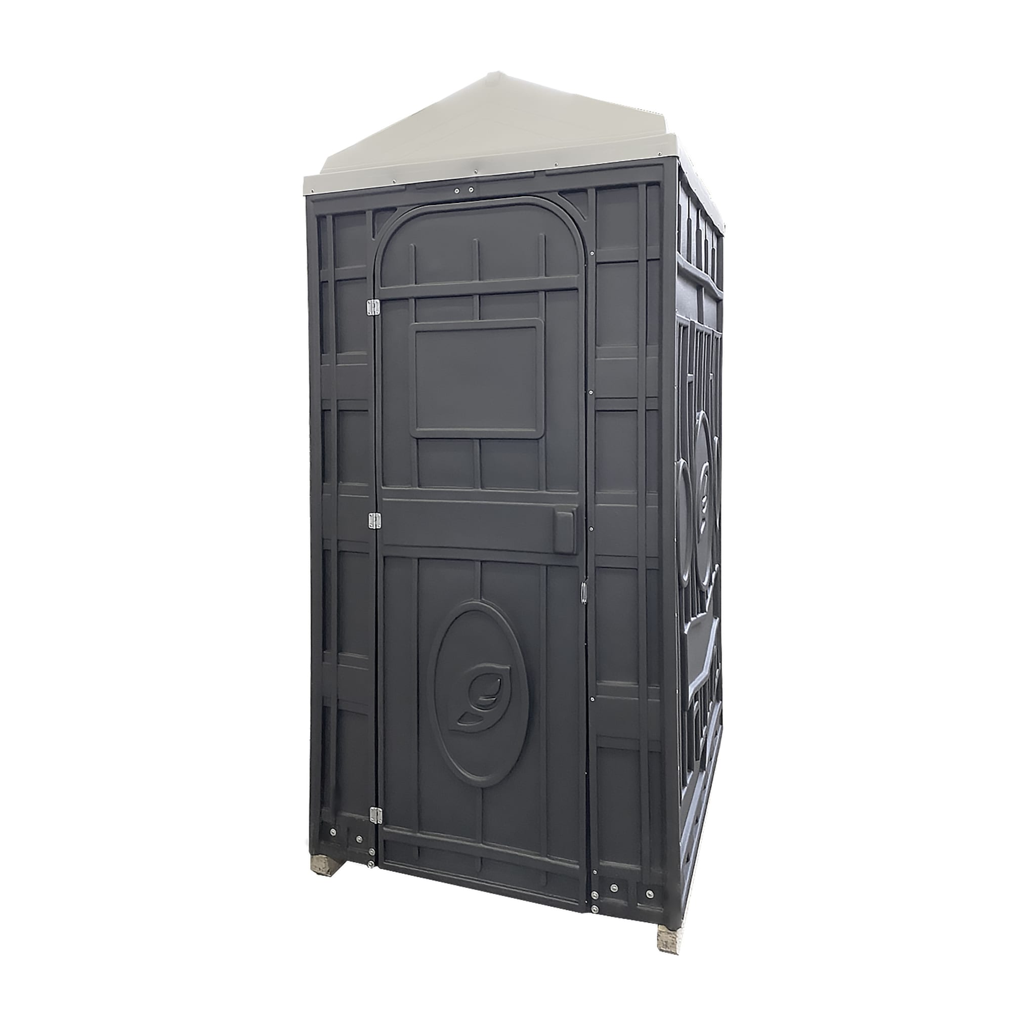 88266096 Туалетная кабина Гамма Универсальная 106x199x108.5 см пластик графит Santreyd 