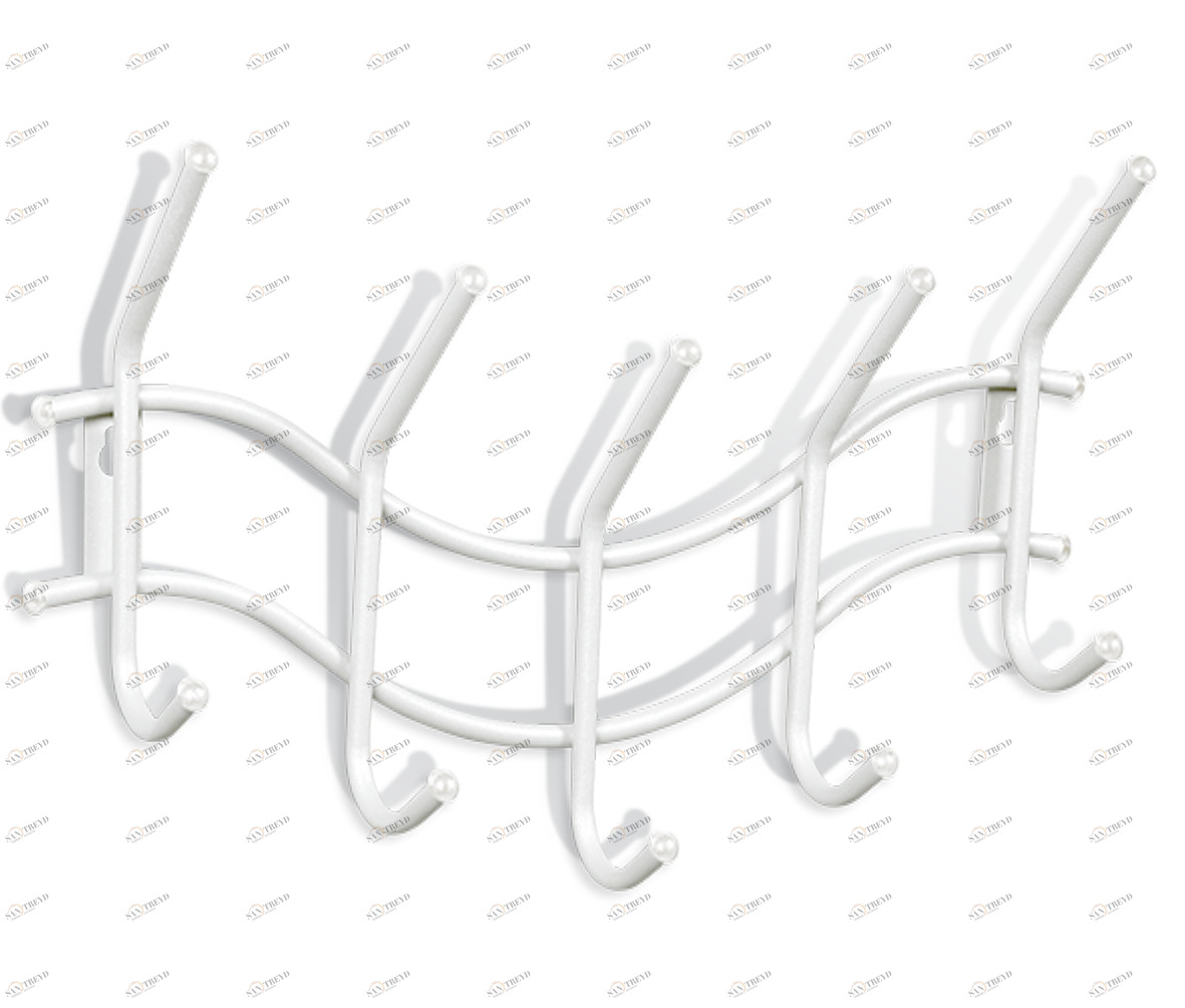 Вешалка Volna белая SHEFFILTON ДИЗАЙНЕРСКИЕ 015502 Белый 