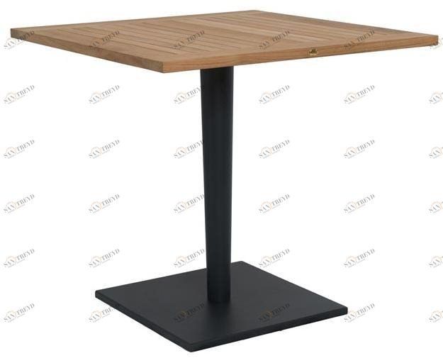 Unopiù Квадратный стол из тика и алюминия Luce sun-id-1355190