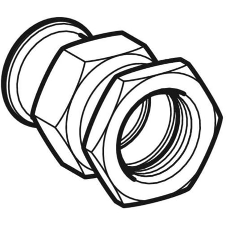 25302 Разъемное соединение Geberit Mapress из углеродистой стали, с внутренней резьбой Geberit  - Вид №1