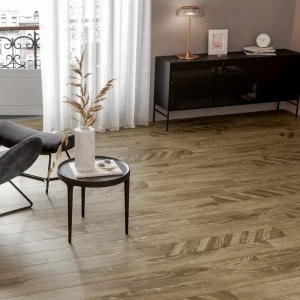 Керамогранит Golden Tile Wood Chevron 15x90 см 1.08 м² цвет коричневый 82731861 STLM-2169209