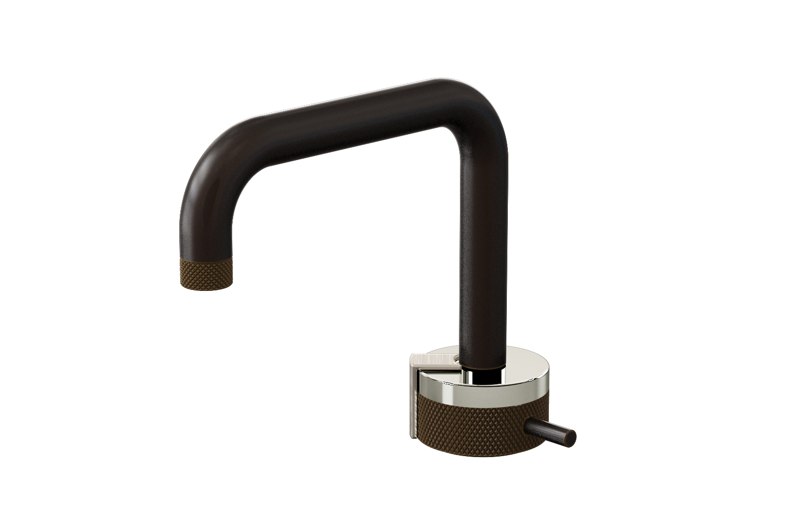 E-11500-R1PC-L2BNi-OB Однорычажный прогрессивный смеситель для раковины - излив 15,3см GRAFF MOD+