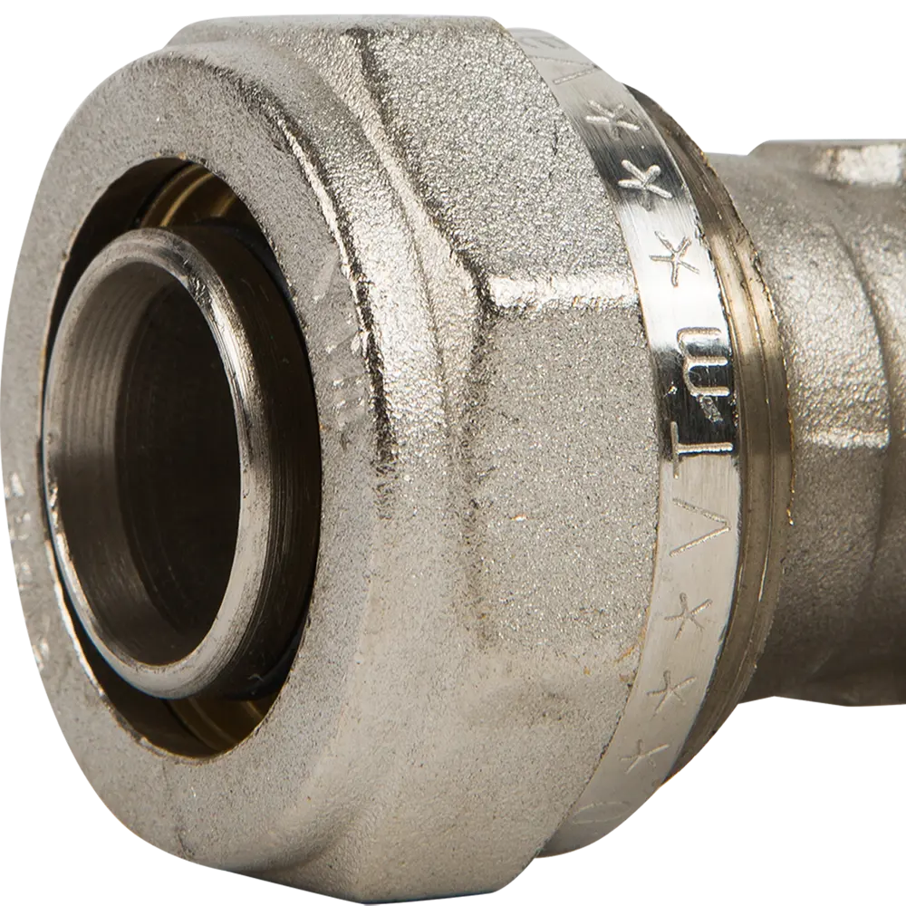 Тройник переходной Valtec 32x16x32 мм никелированная латунь VTM.331 10518874 STLM-2022391  - Вид №1