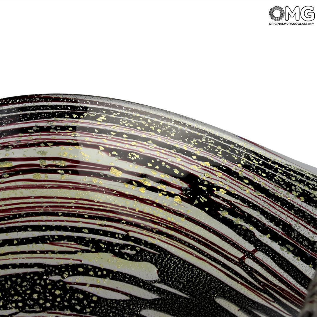 4582 ORIGINALMURANOGLASS Вазочка Сатурн - Коллекция Сомбреро - муранское стекло OMG 50 см  - Вид №1