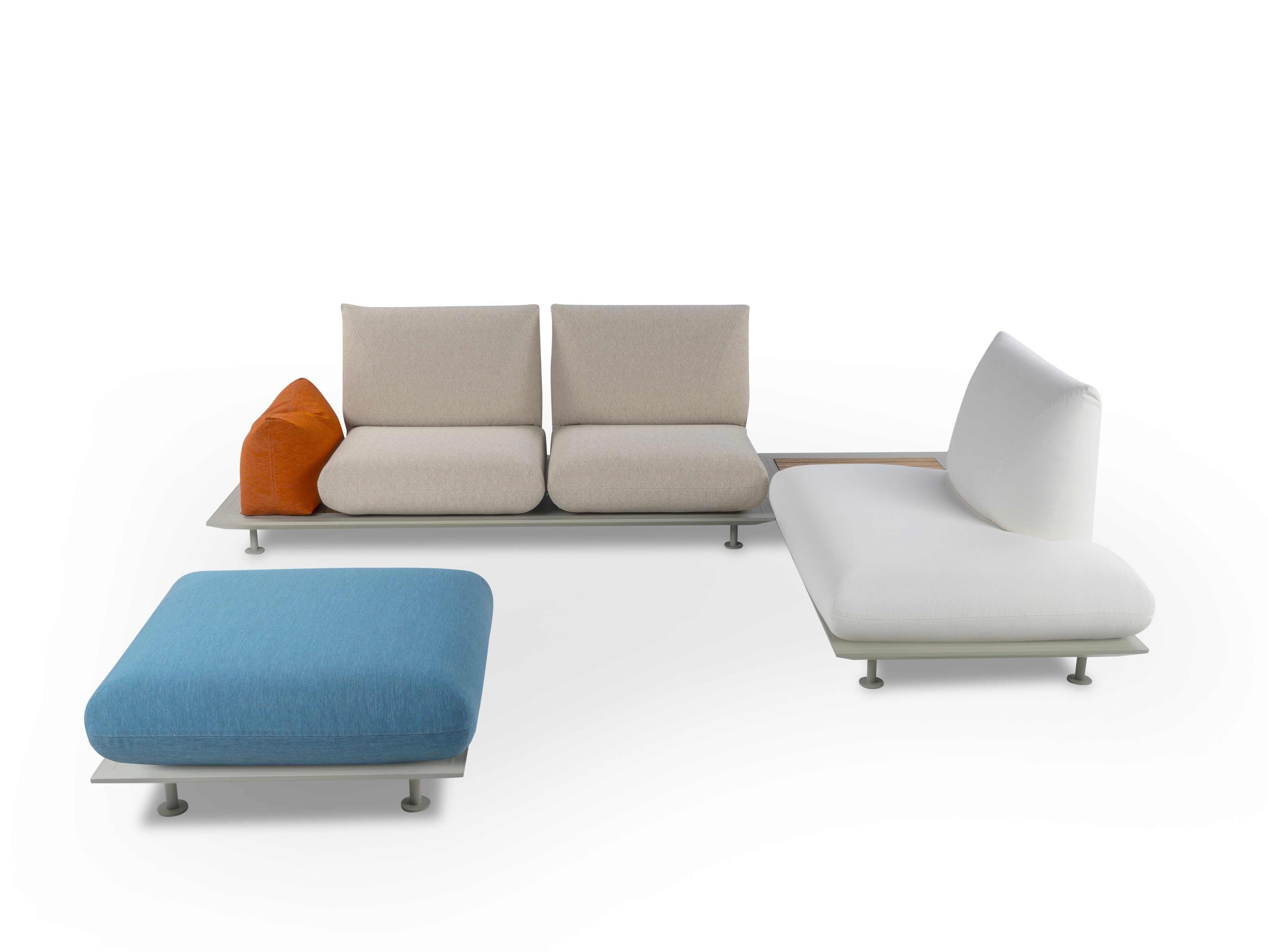 Тканевый съемный модульный садовый диван Calia Italia открытый ARCH-00020772