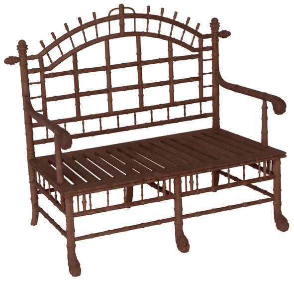 ASTELLO Диван из тикового дерева Clématite sun-id-1418630 - Вид №1