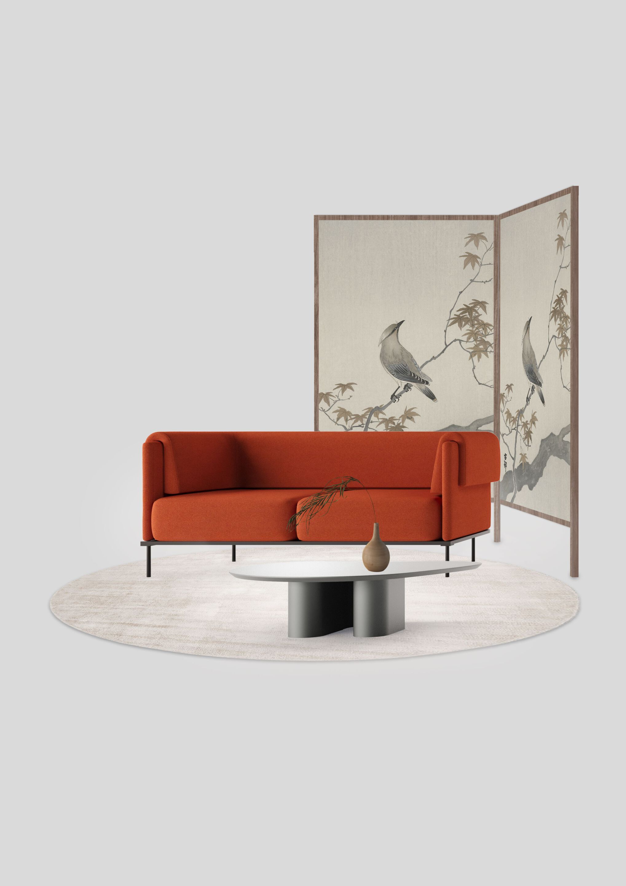 2-местный модульный диван из пенополиуретана Adrenalina тень ARCH-00036448 - Вид №3