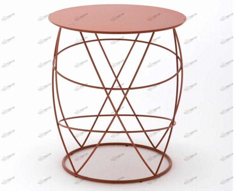 Rolf Benz Круглый журнальный столик из металла sun-id-1362083