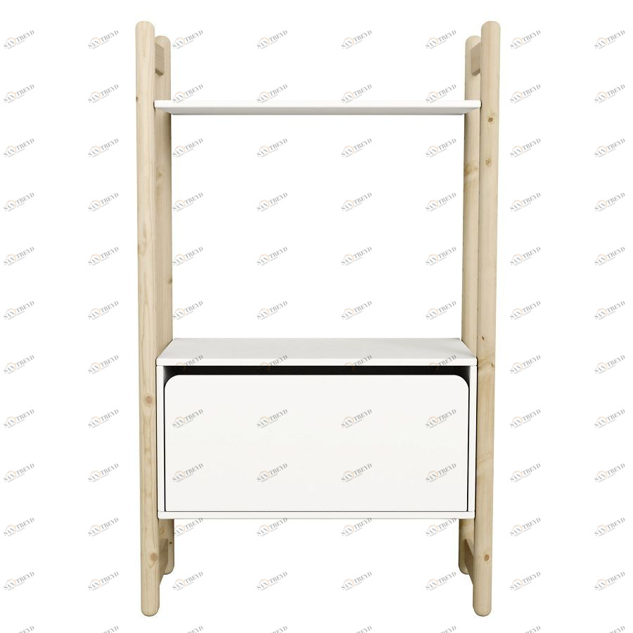 Гарнитур Midi В, 1 полка и 1 ящик-органайзер, лакированный Flexa 812630380