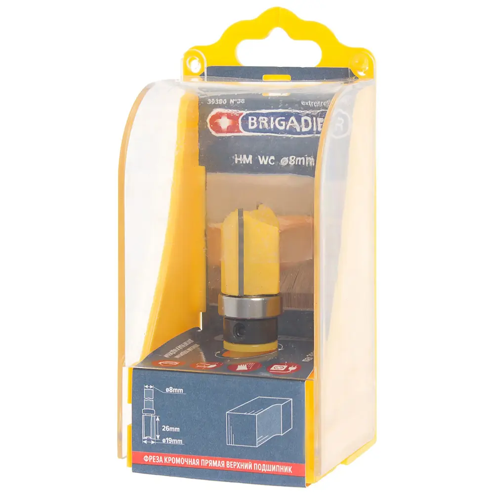 Фреза кромочная прямая Brigadier D19x26 мм STLM-2020372 - Вид №2