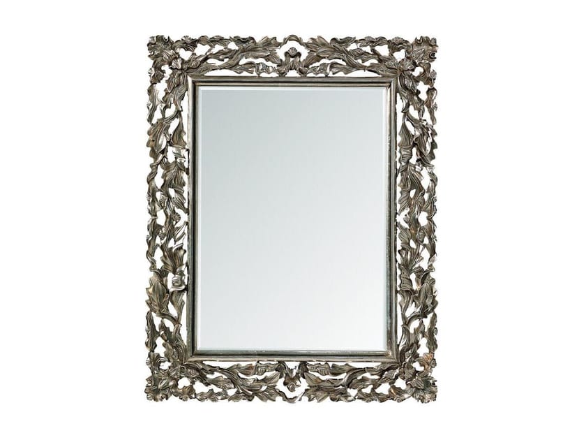 Прямоугольное зеркало с металлической рамой Gaia Mobili Complements ARCH-00016559