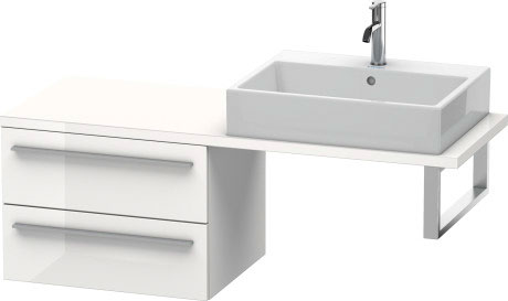 XL542809090 X-Large Шкафчик для компактной консоли Фланелево-серый шелковисто-матовый лак Duravit - Вид №2