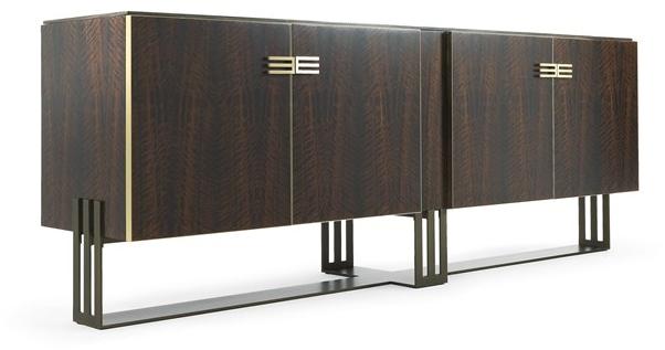 ETRO Home Interiors Буфет эвкалиптовый с распашными дверцами Klee E.kle.113.a - Вид №1