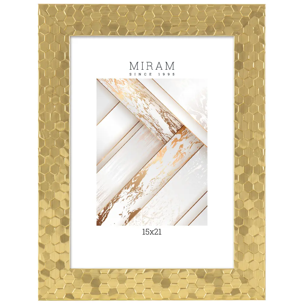 Золотая рамка Мирам 15×21 см для фото и картин 89422790 STLM-1576076