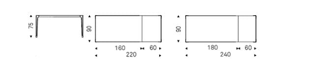 Керамический прямоугольный выдвижной стол Cattelan italia BOULEVARD KERAMIK DRIVE ARCH-00070749 - Вид №6